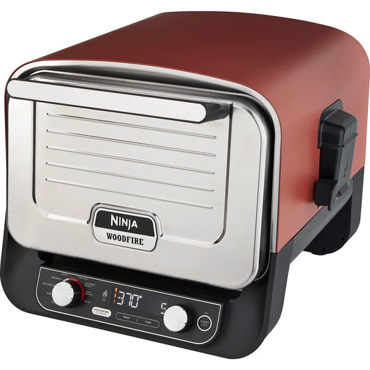 NINJA OO101EU Woodfire Outdoor Oven Elektrogrill, Terrakotta (2400 Watt)